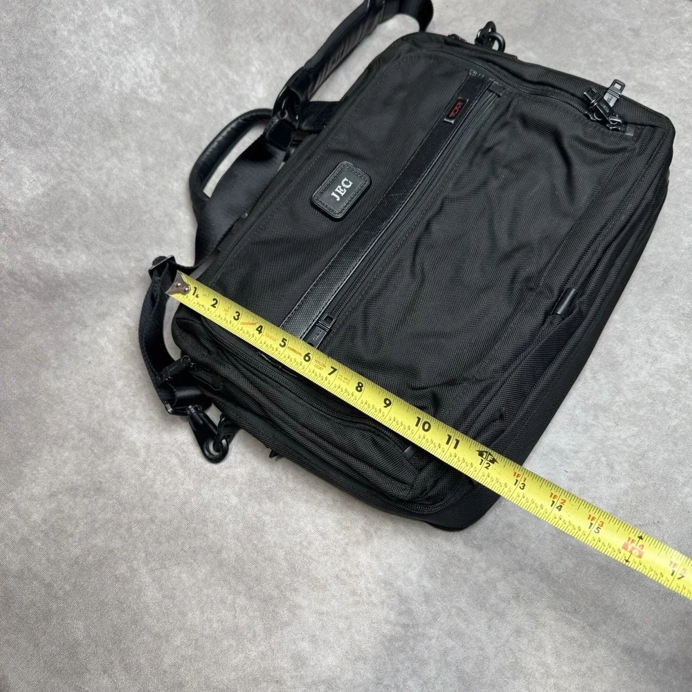 TUMI ALPHA II 2 Portfolio Briefcase carry-on Business bag Black **MONOGRAM